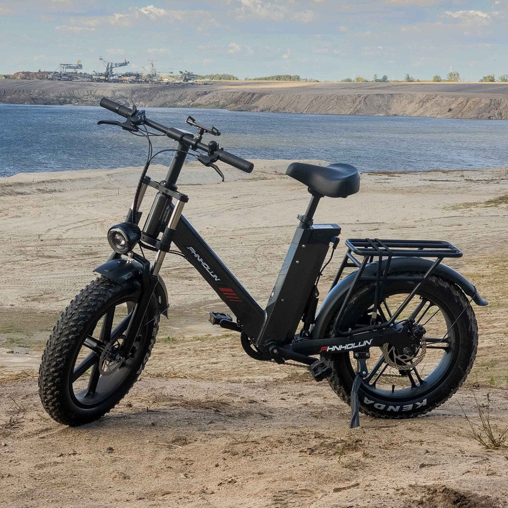 Electric bicycle, 1000W motor, 28 miles per hour, 50 miles range, 48V17.5AH battery electric bicycle, 20 inch tires, off-road electric bicycle, suitable for urban commuting, mountain off-road, and travel commuting