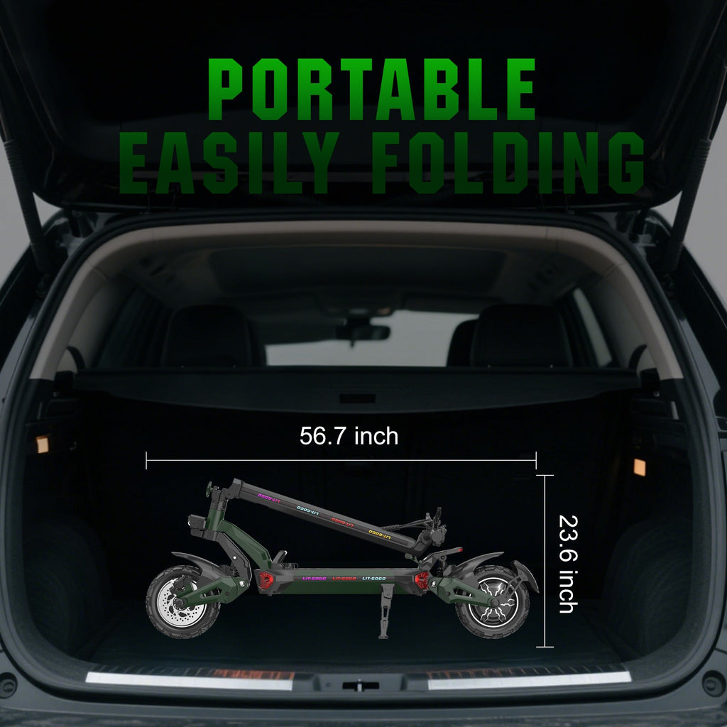 Patinete eléctrico para adultos 6MSKS Z6 de 1500W