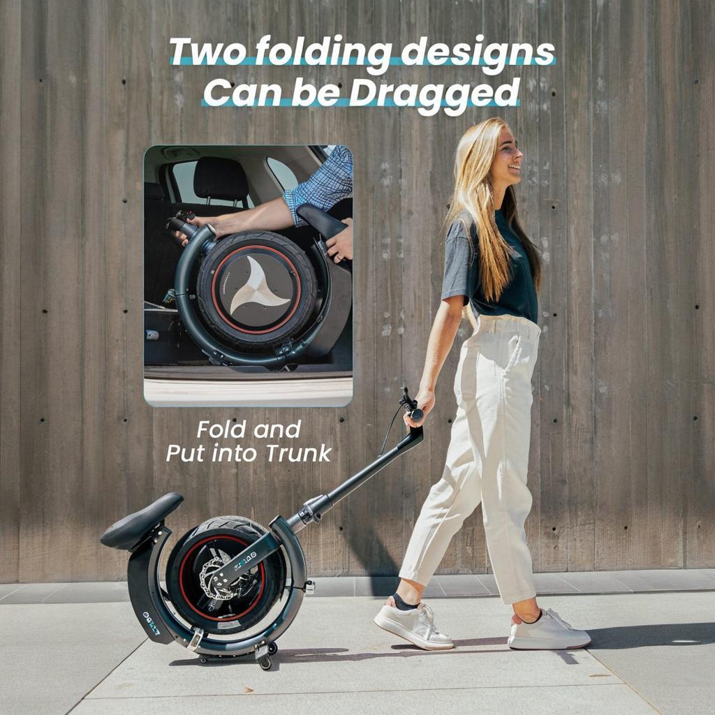 New foldable mini scooter with 14 inch tires, 36v10Ah battery, 350W high-power motor, maximum speed of 25KM/h, front disc brake, rear electronic brake, aluminum alloy body, compact folding volume, and a maximum travel of 25 miles