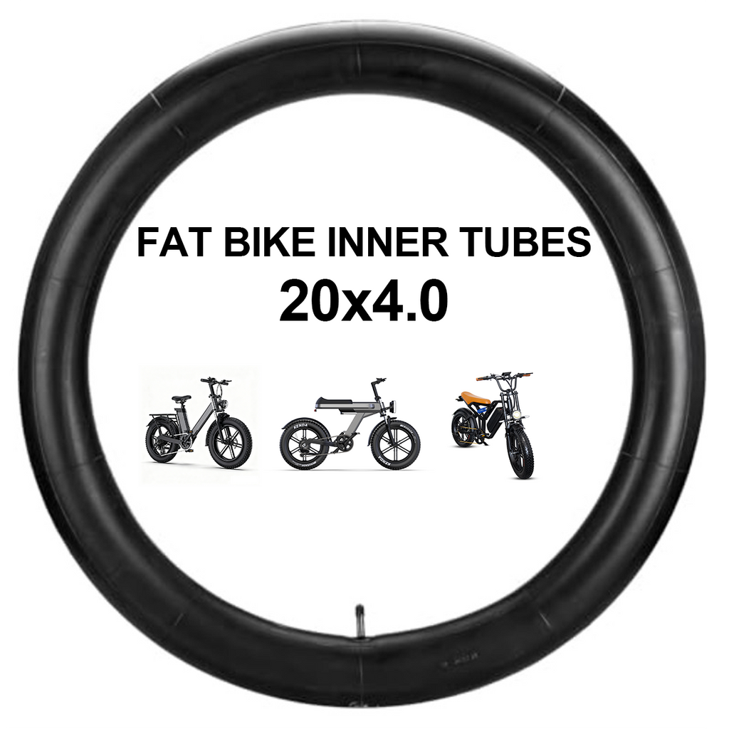 Un juego de cámara y cubierta extragruesas de 20*4.0 para moto de nieve, cámara de caucho butílico engrosada de 20*4.0 para bicicleta eléctrica todoterreno de playa de 20 pulgadas, cubierta gruesa y duradera