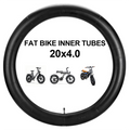 Un juego de cámara y cubierta extragruesas de 20*4.0 para moto de nieve, cámara de caucho butílico engrosada de 20*4.0 para bicicleta eléctrica todoterreno de playa de 20 pulgadas, cubierta gruesa y duradera