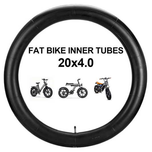 A set of 20*4.0 extra-wide snowmobile outer tube and inner tube, 20-inch off-road beach electric bike 20*4.0 bicycle thickened butyl rubber inner tube, thick and durable outer tube