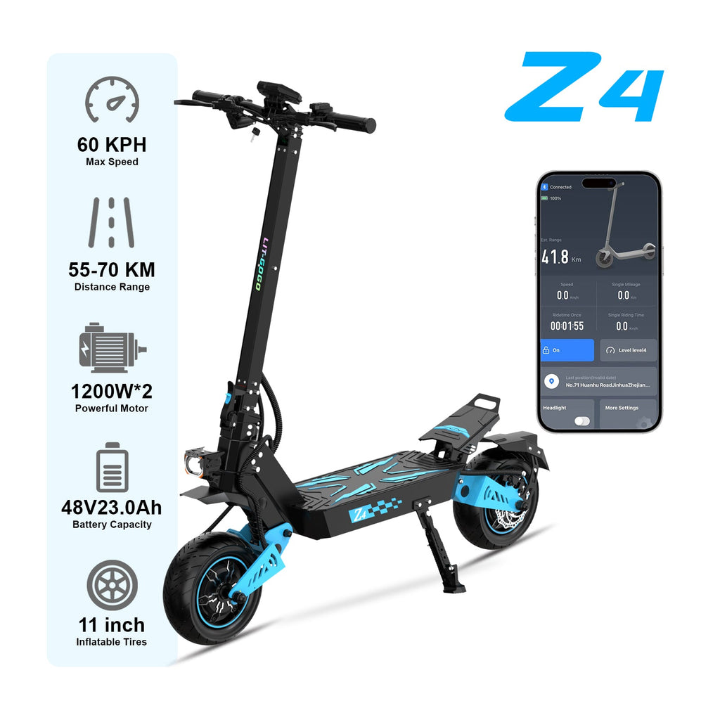 6MSKS Z4 1200W  Adult electric scooter