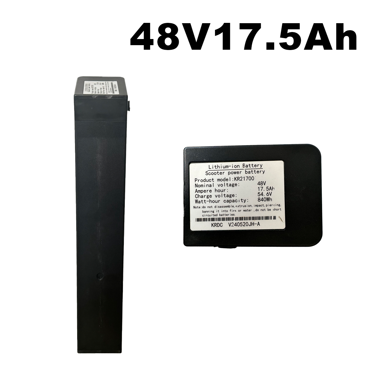 6MSKS C6 Bicicleta eléctrica 48v17.5ah Batería