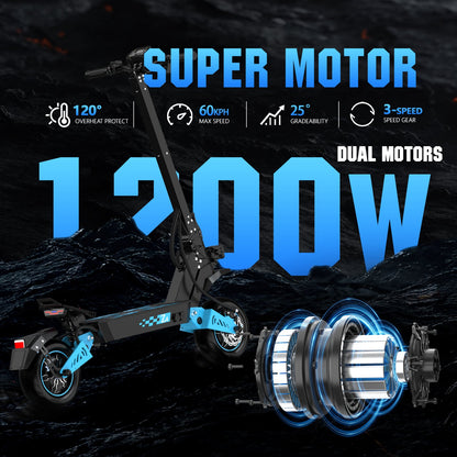 6MSKS Z4 1200W  Adult electric scooter