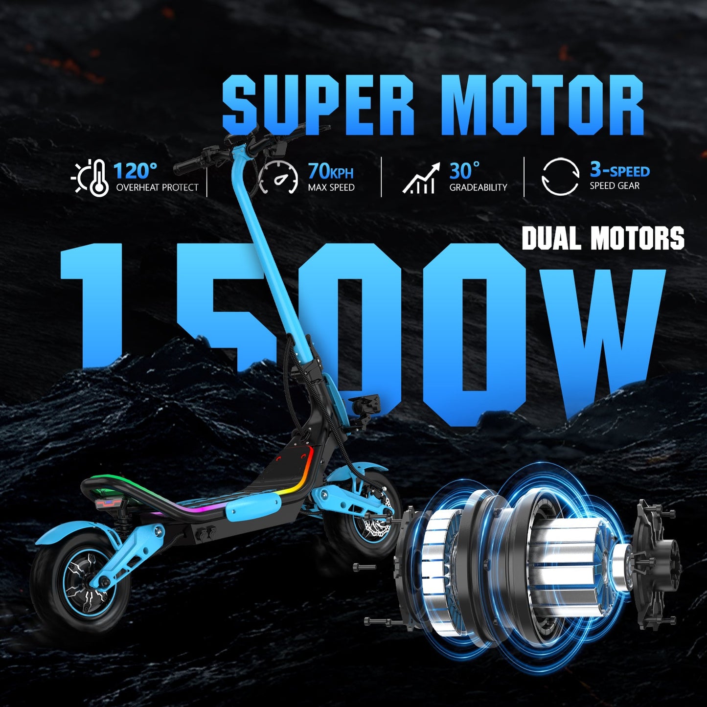 6MSKS Z3 1500W  Adult electric scooter