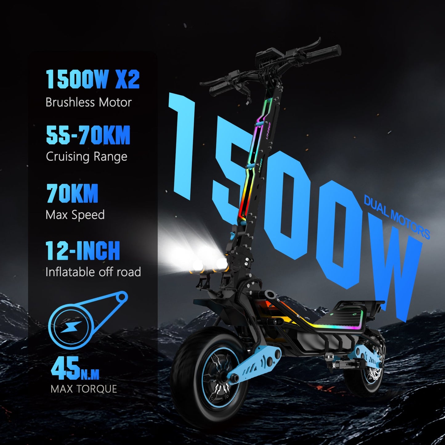 6MSKS Z5 1500W  Adult electric scooter