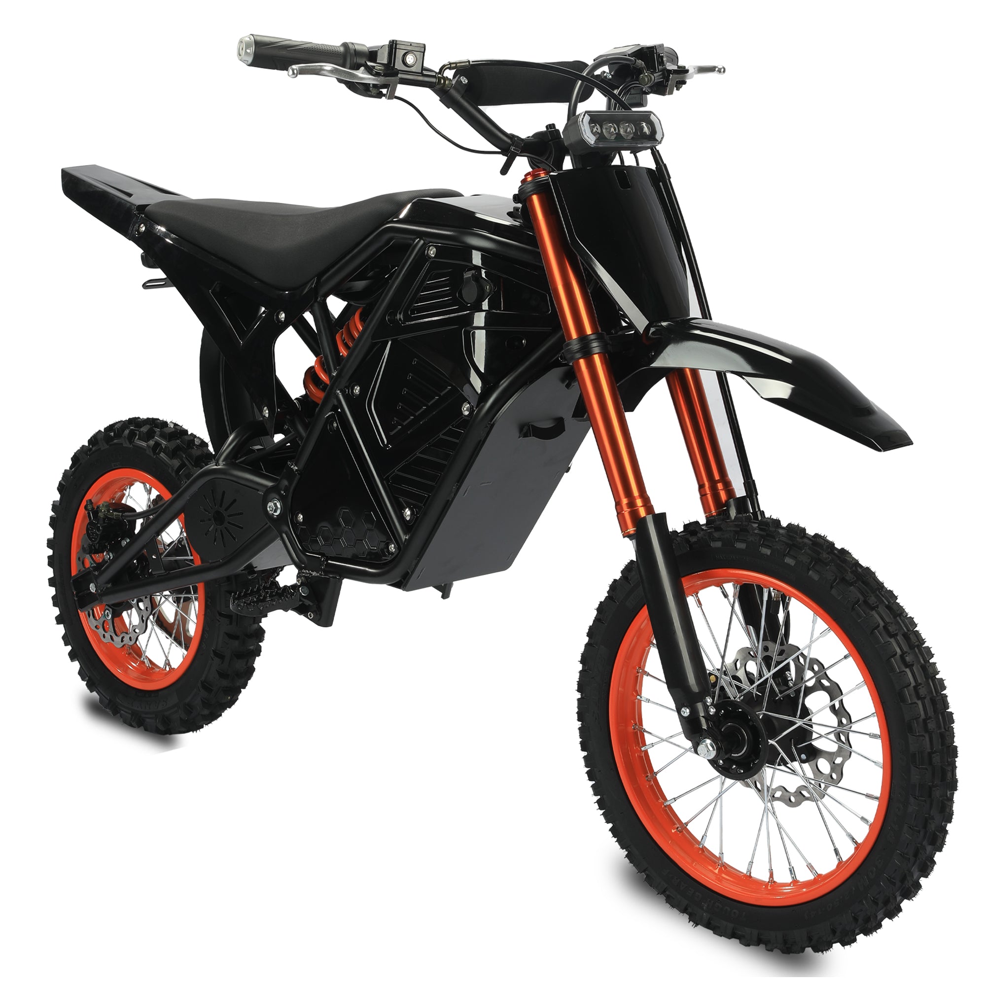 6MSKS Ebike motocicleta eléctrica V8  2000W  23Ah 14 "/12" 45miles 37MPH