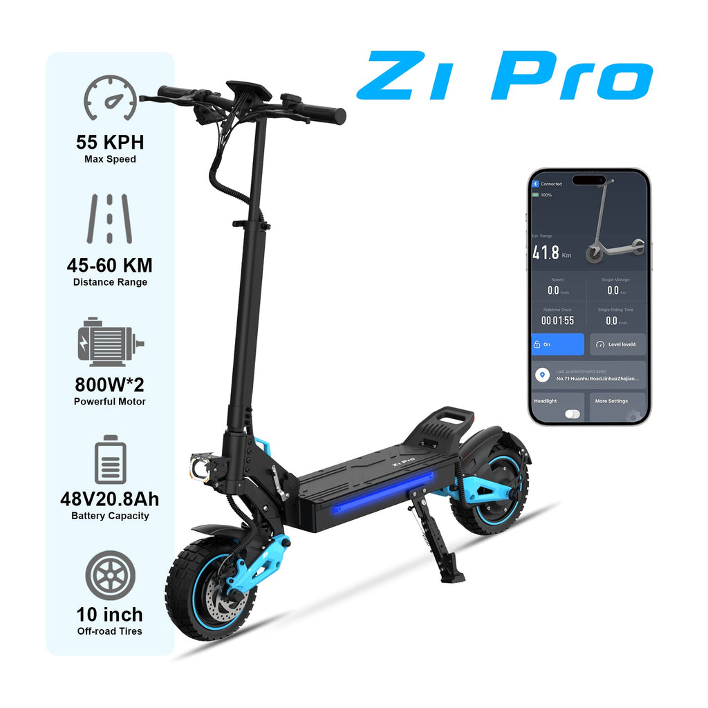 Monopatín eléctrico para adultos 6MSKS Z1PRO 800W