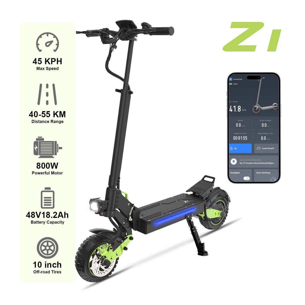 Patinete eléctrico para adultos 6MSKS Z1 800W