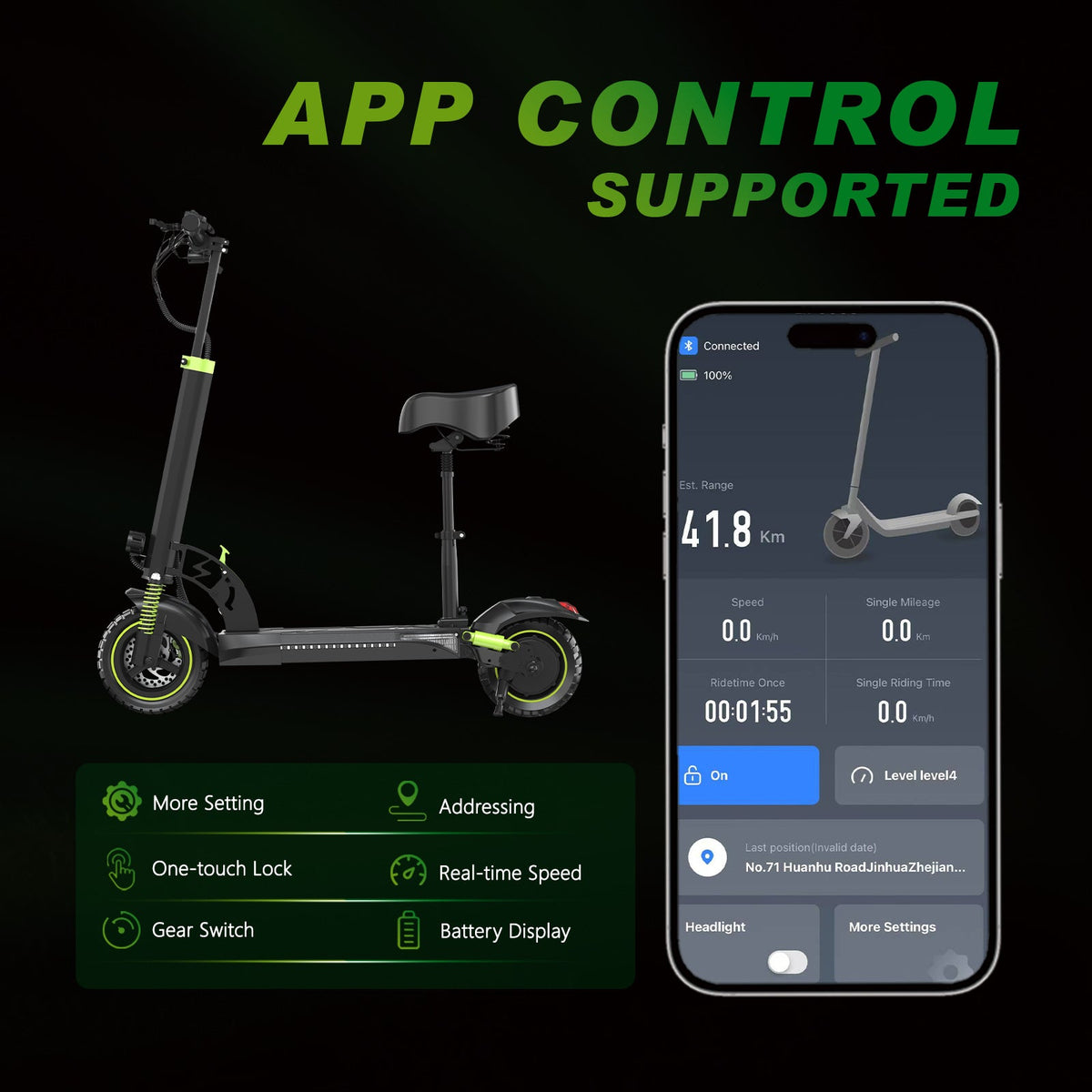 6MSKS M4 800W  Adult electric scooter
