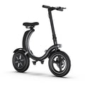 New foldable mini scooter with 14 inch tires, 36v10Ah battery, 350W high-power motor, maximum speed of 25KM/h, front disc brake, rear electronic brake, aluminum alloy body, compact folding volume, and a maximum travel of 25 miles