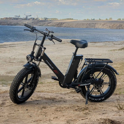 Electric bicycle, 1000W motor, 28 miles per hour, 50 miles range, 48V17.5AH battery electric bicycle, 20 inch tires, off-road electric bicycle, suitable for urban commuting, mountain off-road, and travel commuting