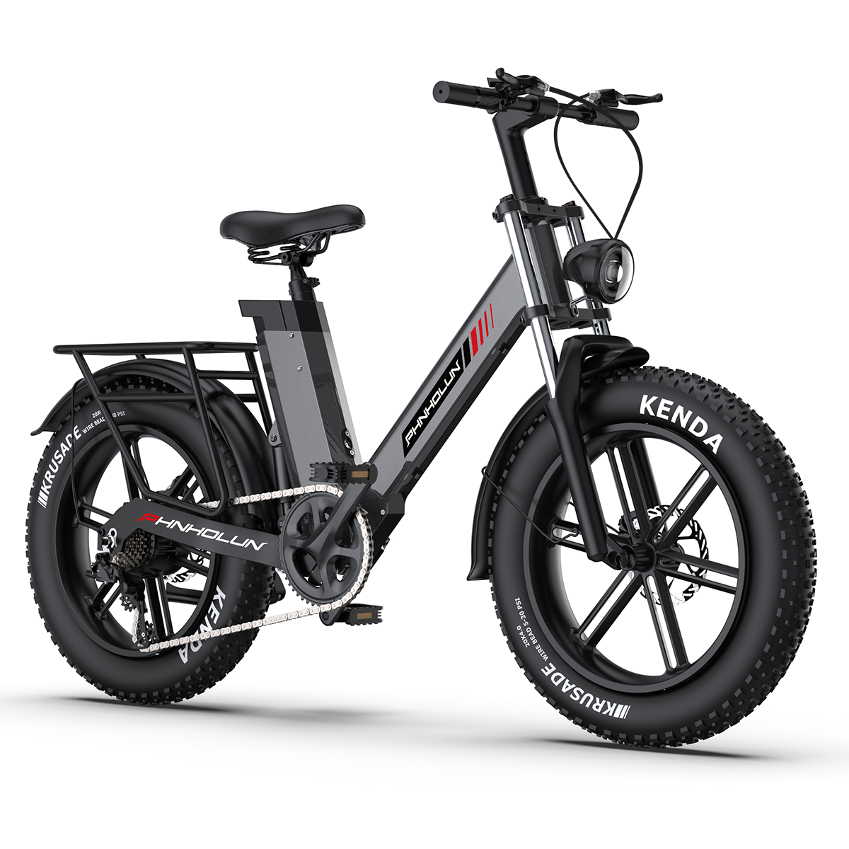 Electric bicycle, 1000W motor, 28 miles per hour, 50 miles range, 48V17.5AH battery electric bicycle, 20 inch tires, off-road electric bicycle, suitable for urban commuting, mountain off-road, and travel commuting