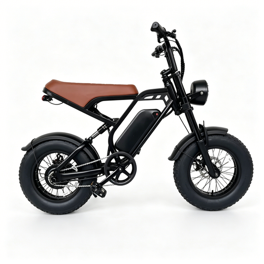 6MSKS M16 Electric bike 16"×4.0 48V15.6Ah removable battery range of 50-80km Electric bicycle off-road