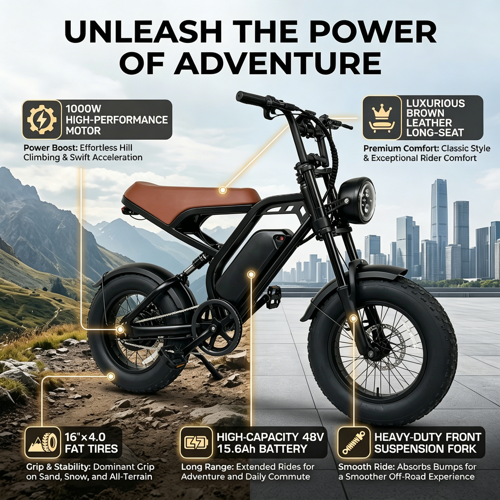 6MSKS M16 Electric Bike 16”Ebike