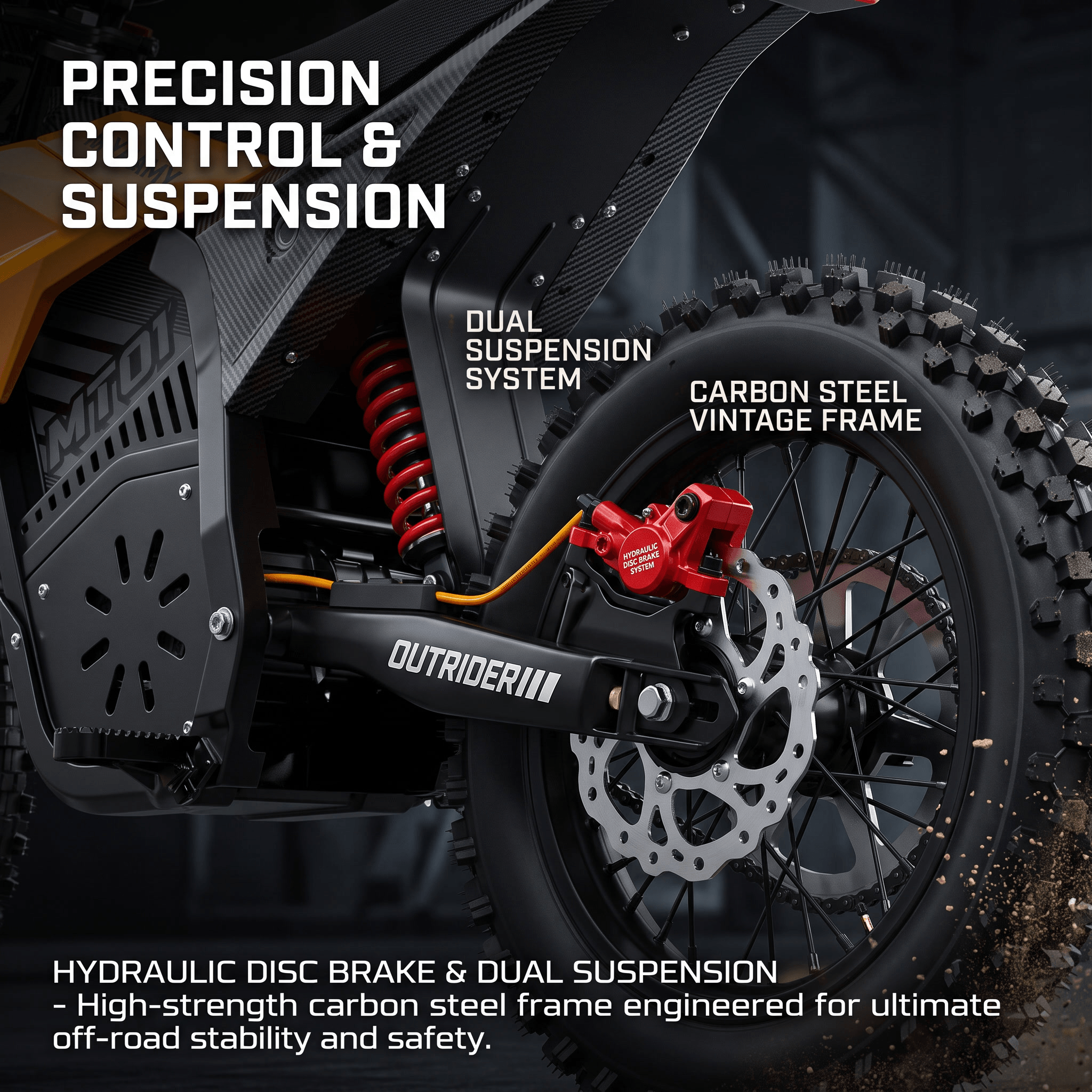6MSKS MT001 Adult Electric Motorcycle Ebike