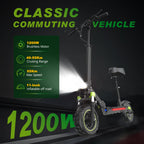 Patinete eléctrico para adultos 6MSKS S6 de 1200W