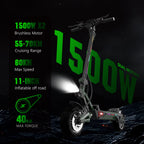 Patinete eléctrico para adultos 6MSKS Z6 de 1500W
